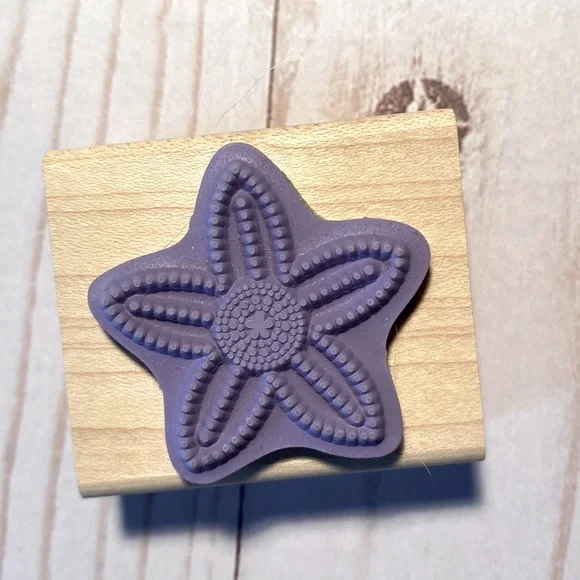 5/20$ RUBBER STAMP flower - Picture 2 of 2